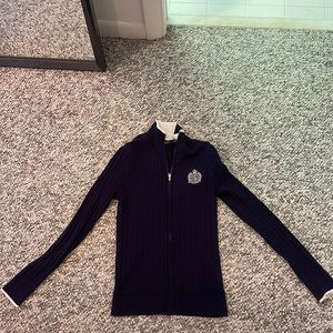 Navy Ralph Lauren zip up size small